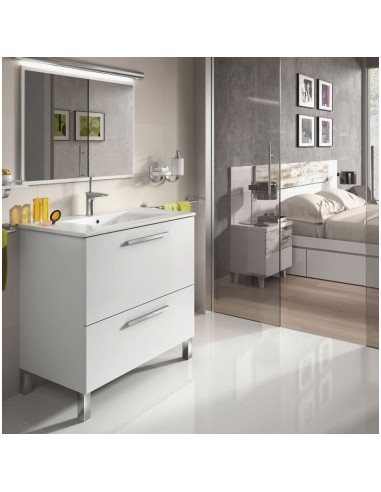 Conjunto Urban 80cm Blanco Brillo...