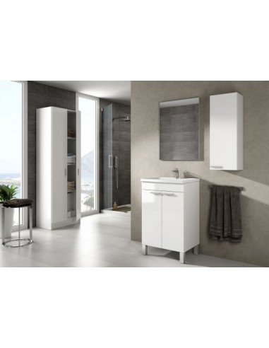 Conjunto Koncept 50cm Blanco + Lavabo