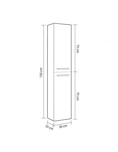 Columna Colgar Athena 2 Puertas...