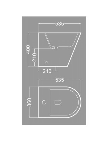Bidet Serie Verde Suelo