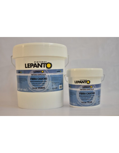 Impermeabilizante fibra caucho 4L blanco