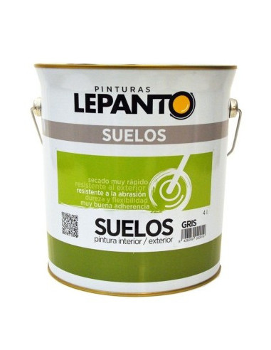 Pintura para suelos 4L rojo óxido