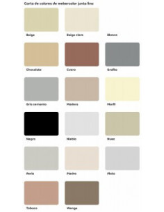 Webercolor junta fina negro... 2