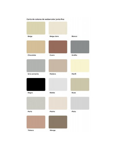 Webercolor junta fina chocolate 5kg