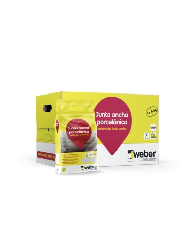 Webercolor junta ancha chocolate 5kg