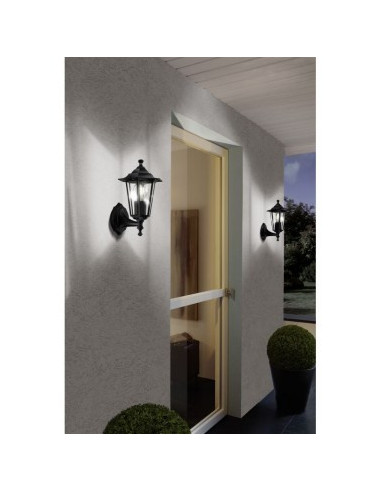Aplique pared exterior LATERNA 4 - Negro