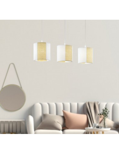 Lámpara de colgar ARNHEM 43402 Blanco