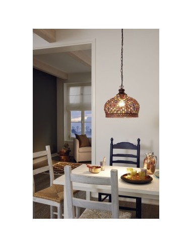 Lámpara de colgar JADIDA 49764 Ø33cm