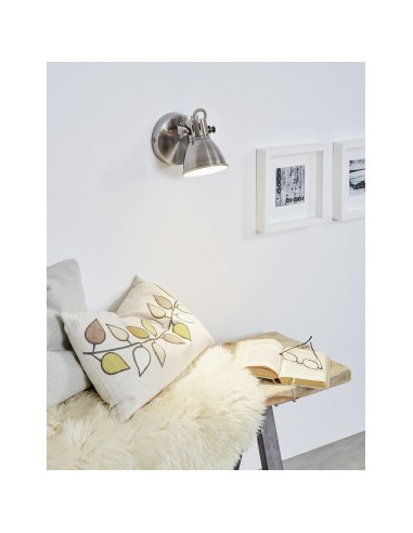 Regleta SERAS 96552 Acero - 1 Foco