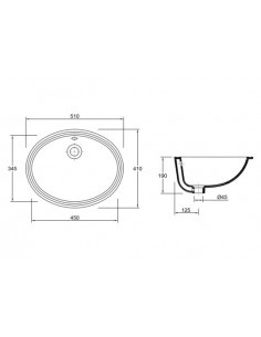 Lavabo Elipse Bajo Encimera 2