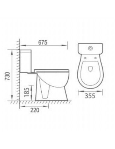 Pack Sanitario Mod.Tampa Horizontal
