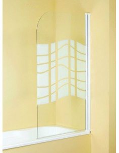 Biombo bañera Ondas 80x140cm