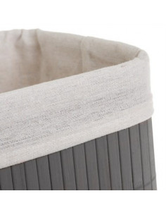 3 cestas bambú gris 35 X 25... 2
