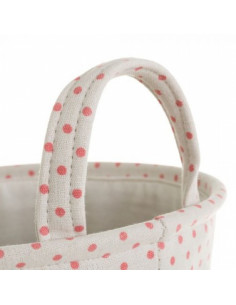 2 cestas tela rosa 32 X 32... 2