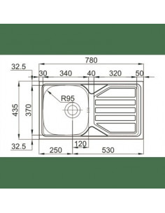Fregadero 1 cubeta Okio... 2