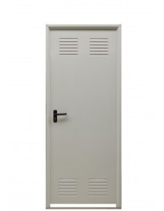 Puerta metálica lacada...