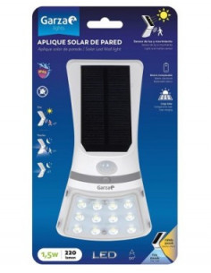 Aplique solar LED 1,5W...